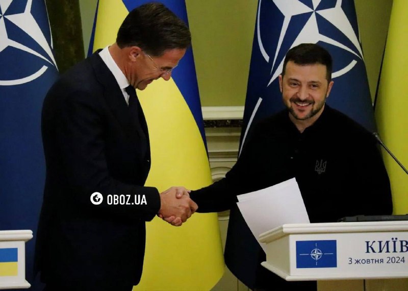 Il segretario generale della NATO Mark Rutte ha incontrato il presidente ucraino Zelensky a Kyiv