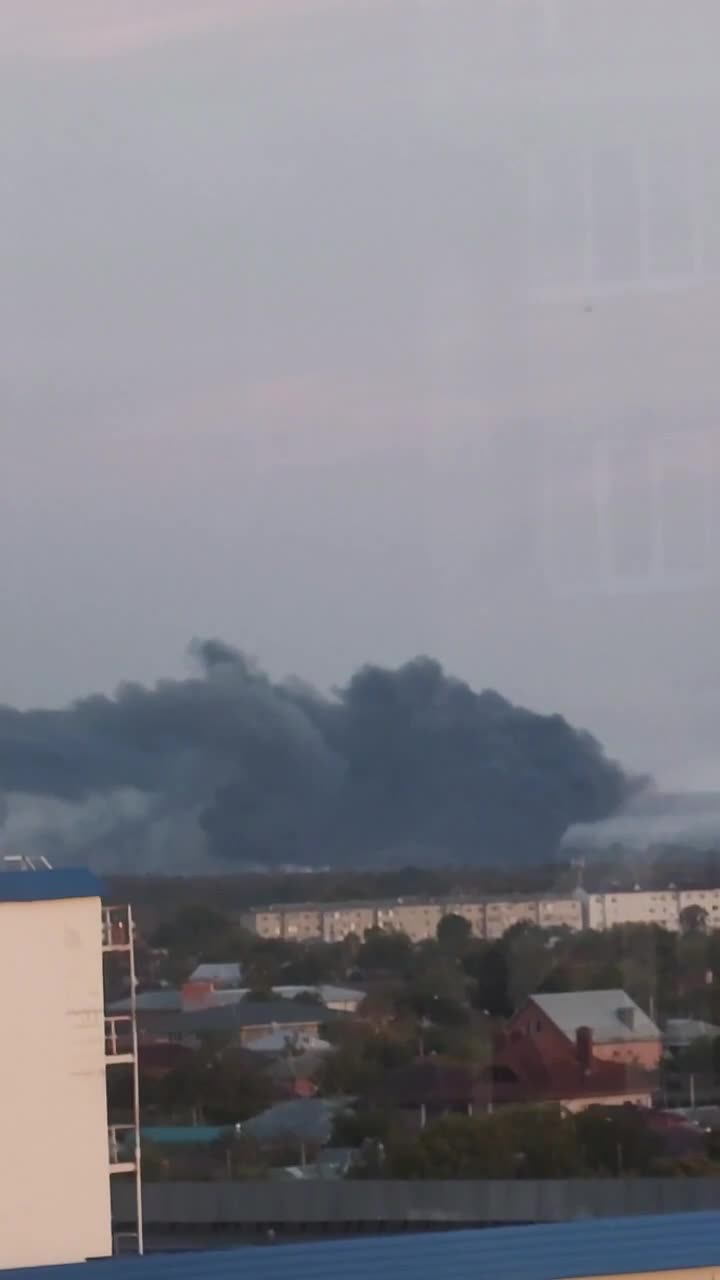 Drones have attacked Hanskaya airfield near Maykop