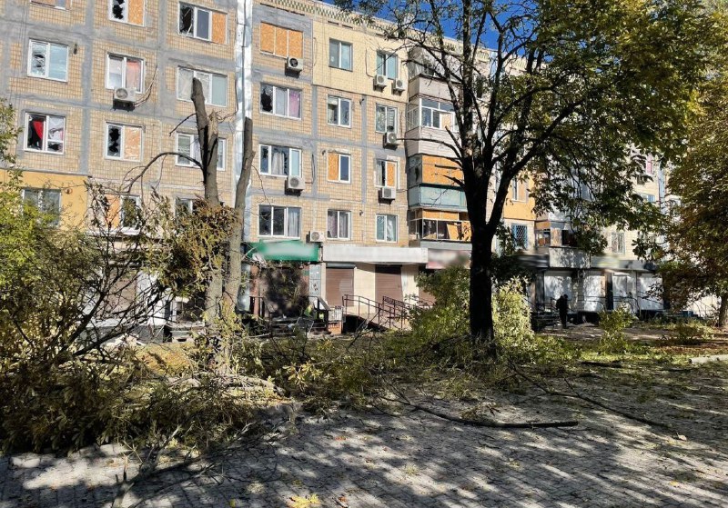 3 Personen wurden durch russischen Artilleriebeschuss in Nikopol verletzt