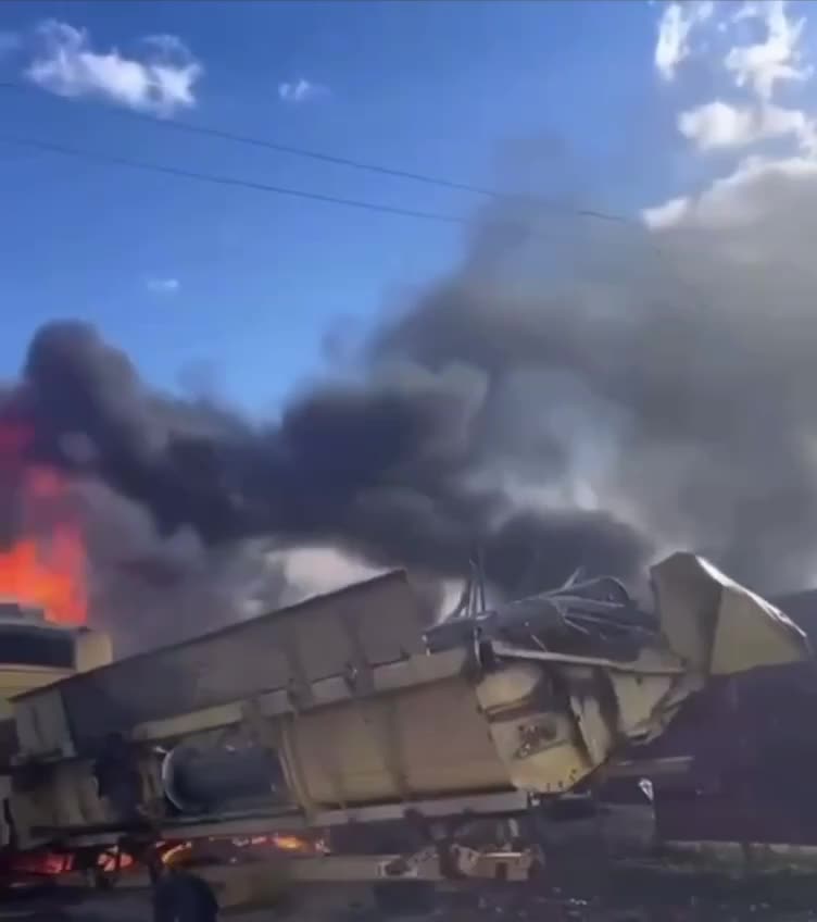 У Вышгарадскім раёне Кіеўскай вобласці на камбайн упалі абломкі беспілотніка