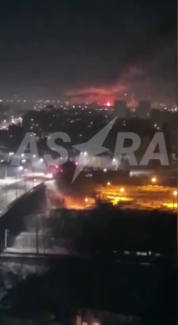 Big fire at Bashneft oil refinery in Ufa