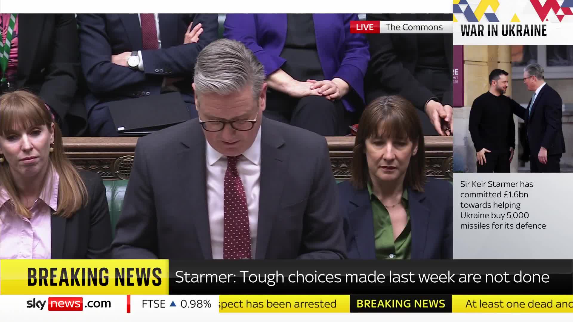 Sir Keir Starmer announces a four step plan to stop the fighting in Ukraine