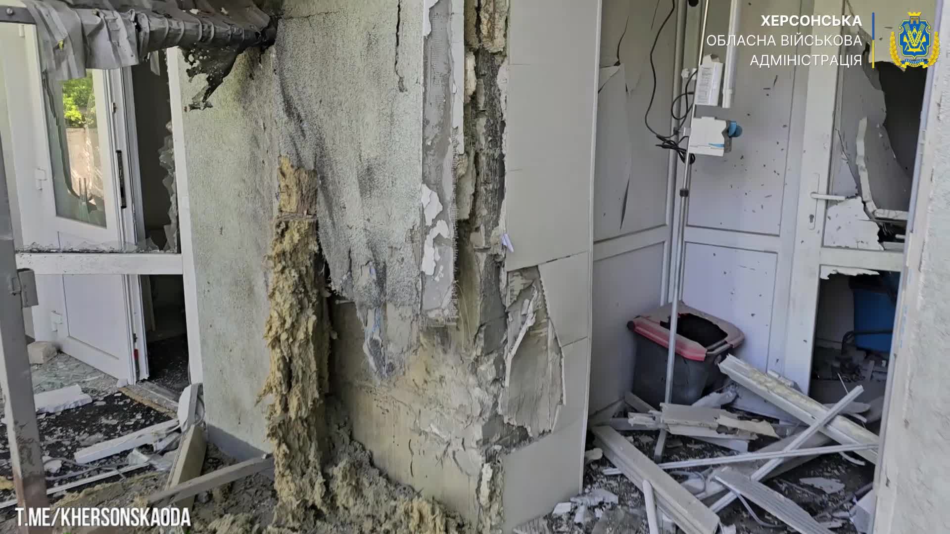 4 نفر در نتیجه حملات هواپیماهای بدون سرنشین به بیمارستان در خرسون زخمی شدند