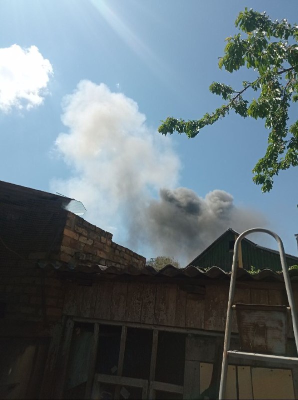 Several airstrikes were reported in Kostyantynivka of Donetsk region of Ukraine