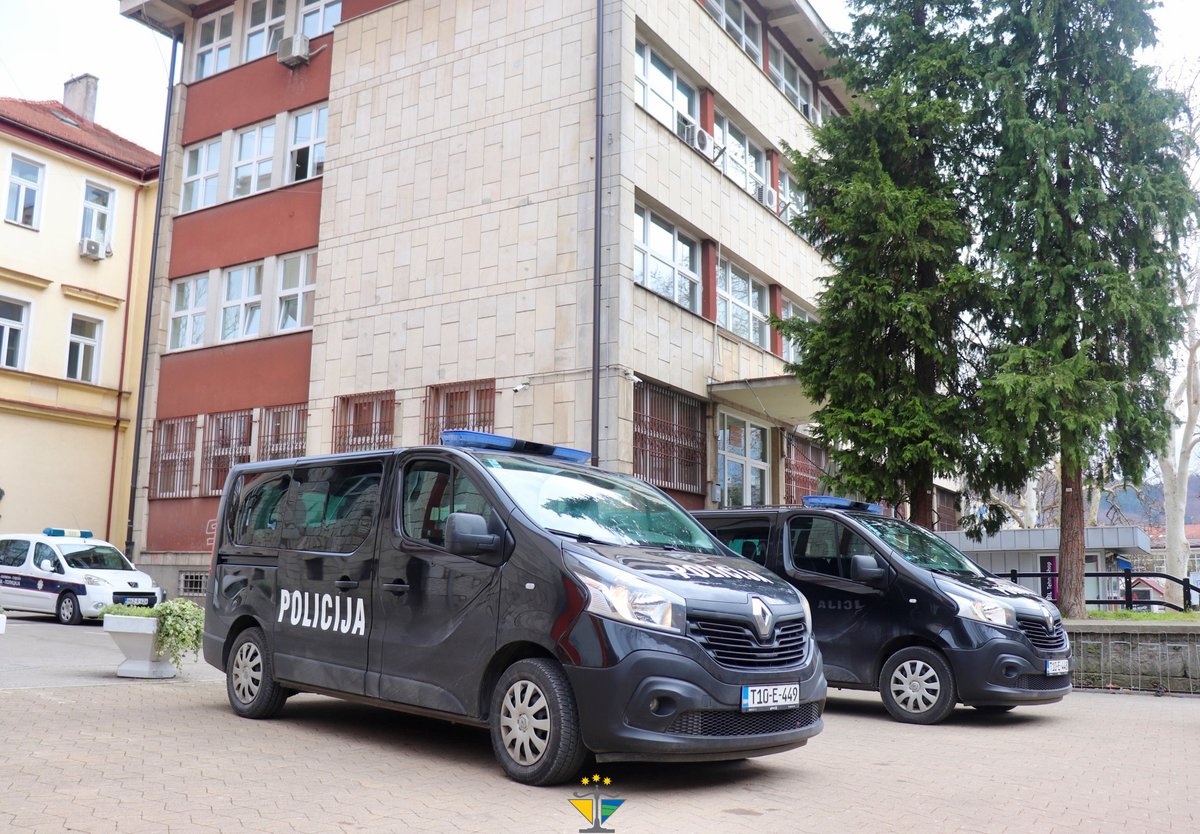 Bosnian authorities have arrested 17 officers from a police station in the township of Sanski Most in Una-Sana Canton during a raid over alleged corruption and abuse of office. Photo: Una-Sana Canton Prosecutor's Office