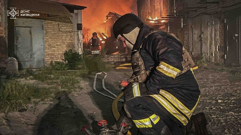 Damage in several districts of Kyiv region as result of drone strikes