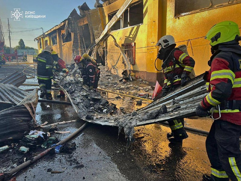 Kyiv bölgesine bağlı Vyshhorod ilçesinde İHA saldırıları sonucu hasar oluştu