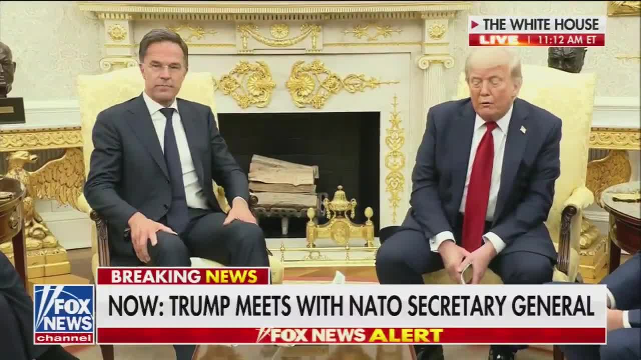 Trump: We are very unhappy - I am, with Russia.. We will be doing very severe tariffs if we don't have a deal in 50 days. Tariffs at about 100%,