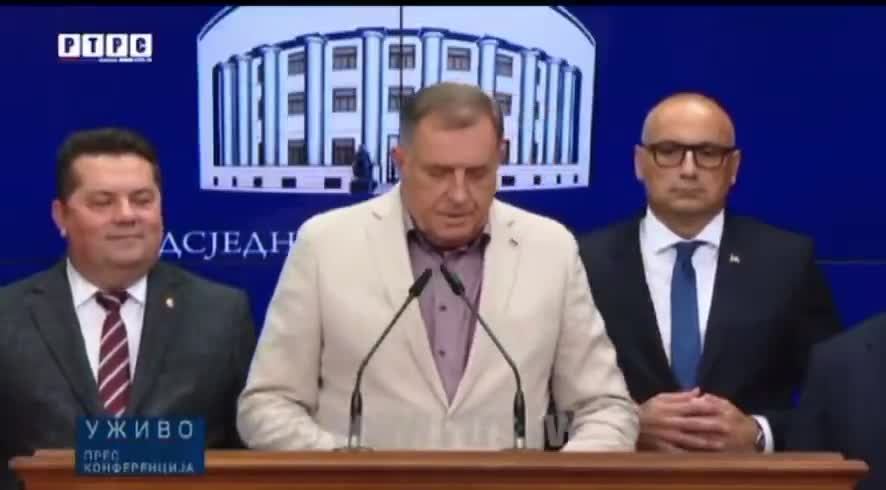 Milorad Dodik announced a referendum on the position of the President of Republika Srpska. The mandate was given to me by the people and we will listen to them in the referendum that will be held soon, said @MiloradDodik