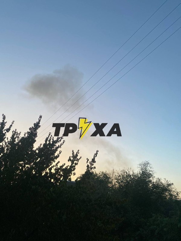 پس از حمله موشکی مشکوک، دود از ژیتومیر بلند شده است