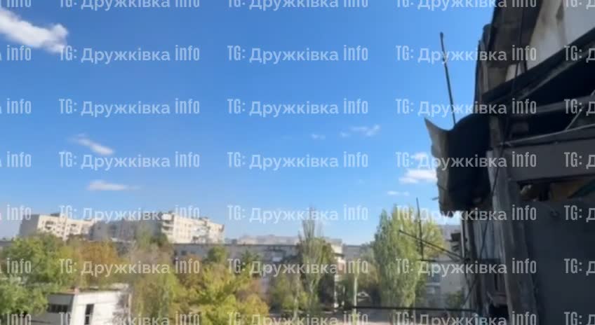 Over 20 explosions were reported in Druzhkivka. Drones raid