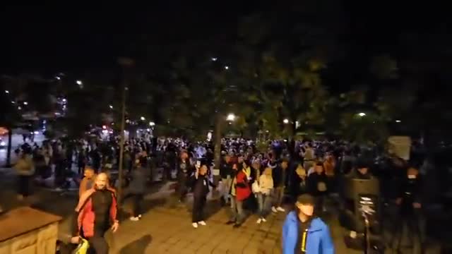 Protest Parents of Belgrade on Nemanjina Street in front of the Ministry of Education