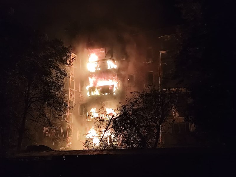 At least 2 people wounded as result of drones raid in Nizhyn of Chernihiv region