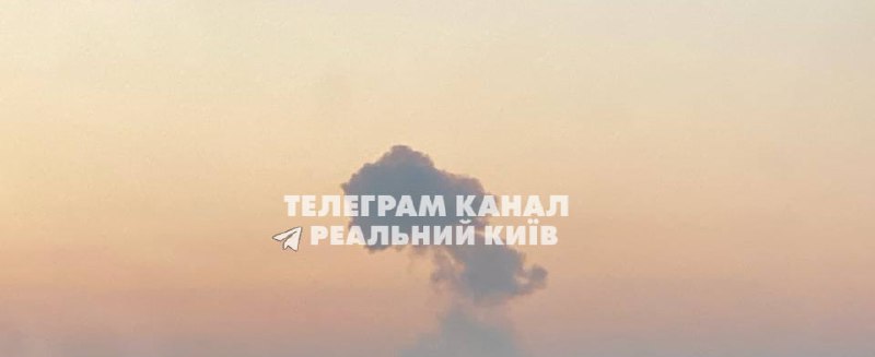 Smoke is rising in Kyiv after explosions