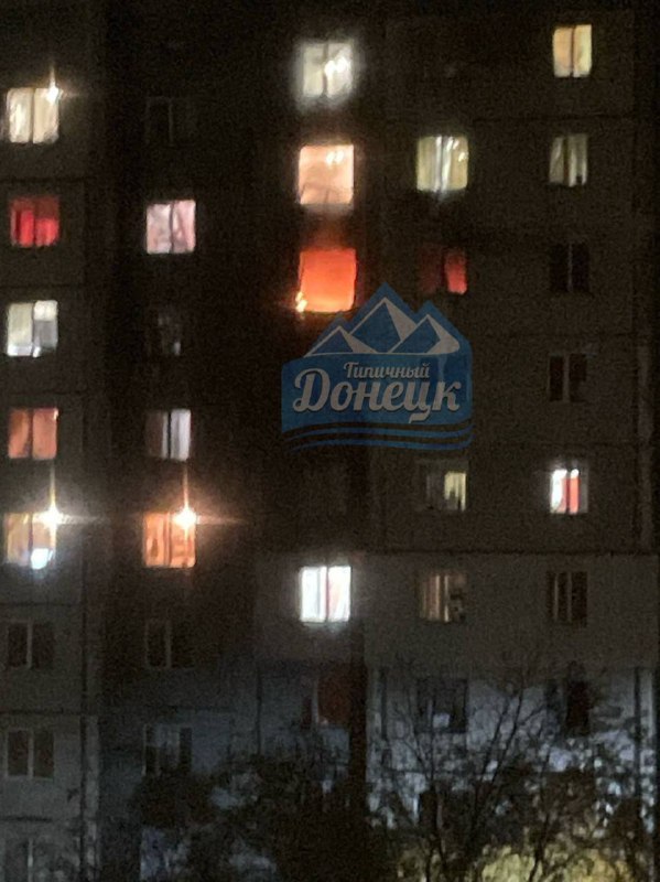 تحطمت طائرة بدون طيار فوق منزل سكني في دونيتسك