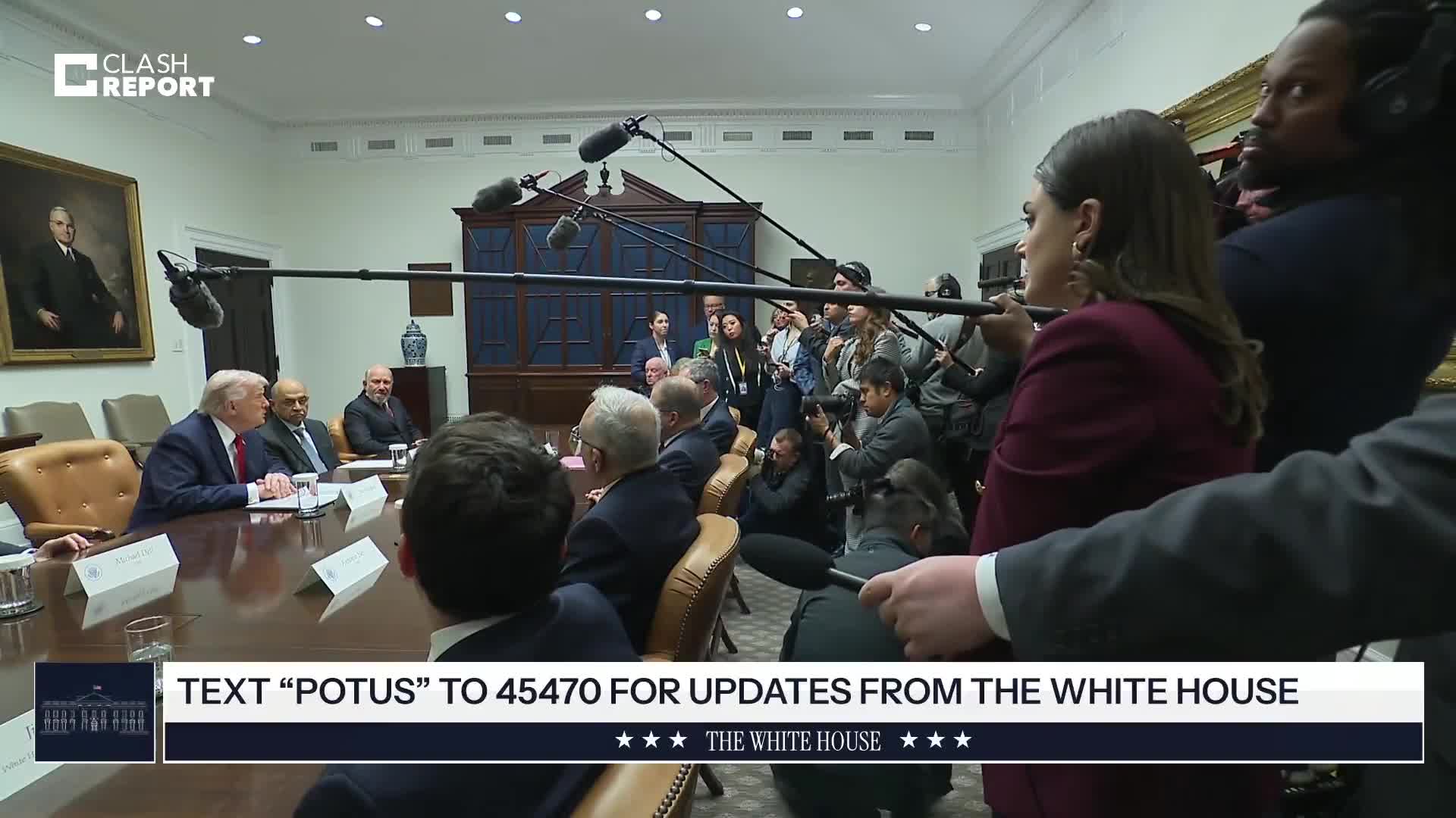 Trump: De Europese leiders willen dit weekend een bijeenkomst in Europa. We willen een aantal zaken weten voordat die bijeenkomst plaatsvindt. We willen geen tijd verspillen.