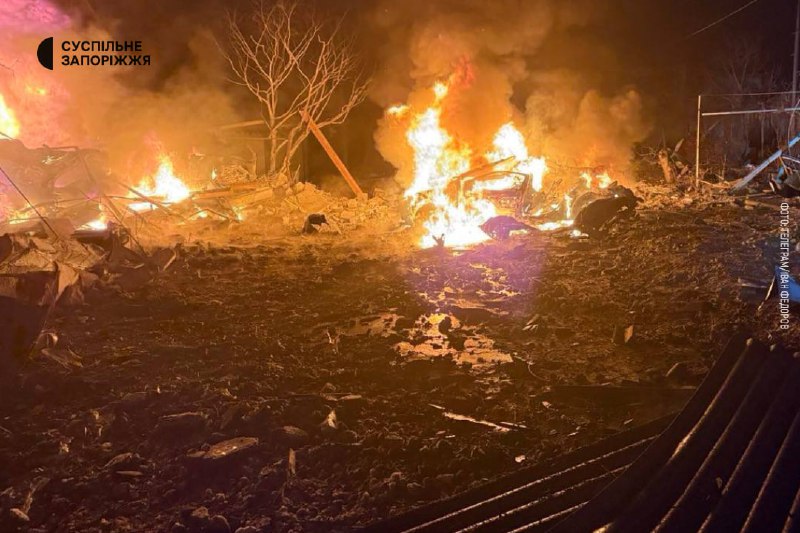 ზაპოროჟიეში რუსული საჰაერო დარტყმის შედეგად სულ მცირე 1 ადამიანი დაშავდა