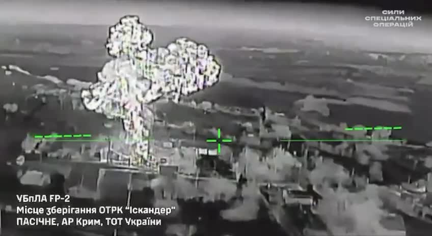 Ukraińskie siły specjalne zaatakowały wyrzutnię rakiet Iskander na okupowanym Krymie