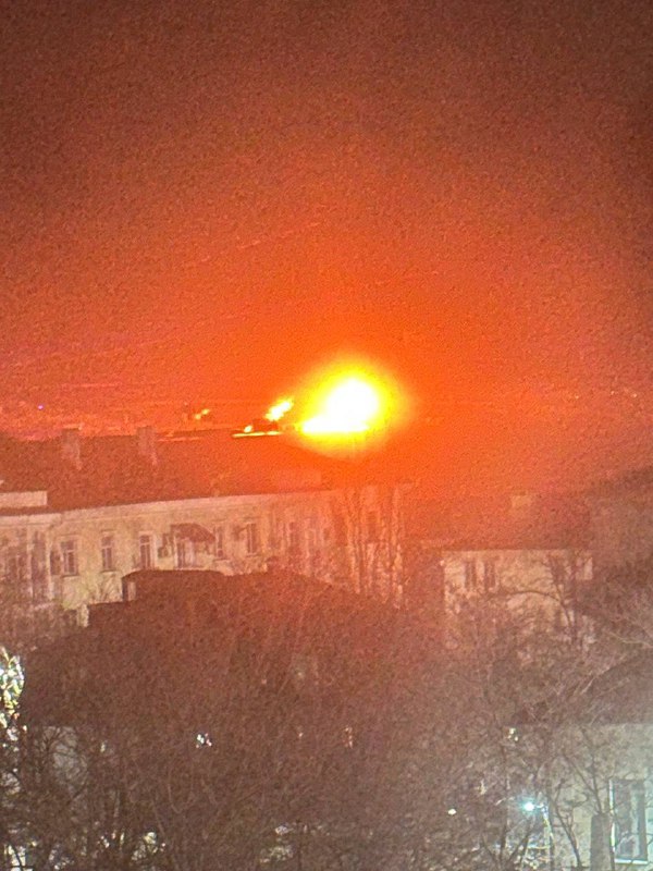 Explosions were reported at the port in Novorossiysk