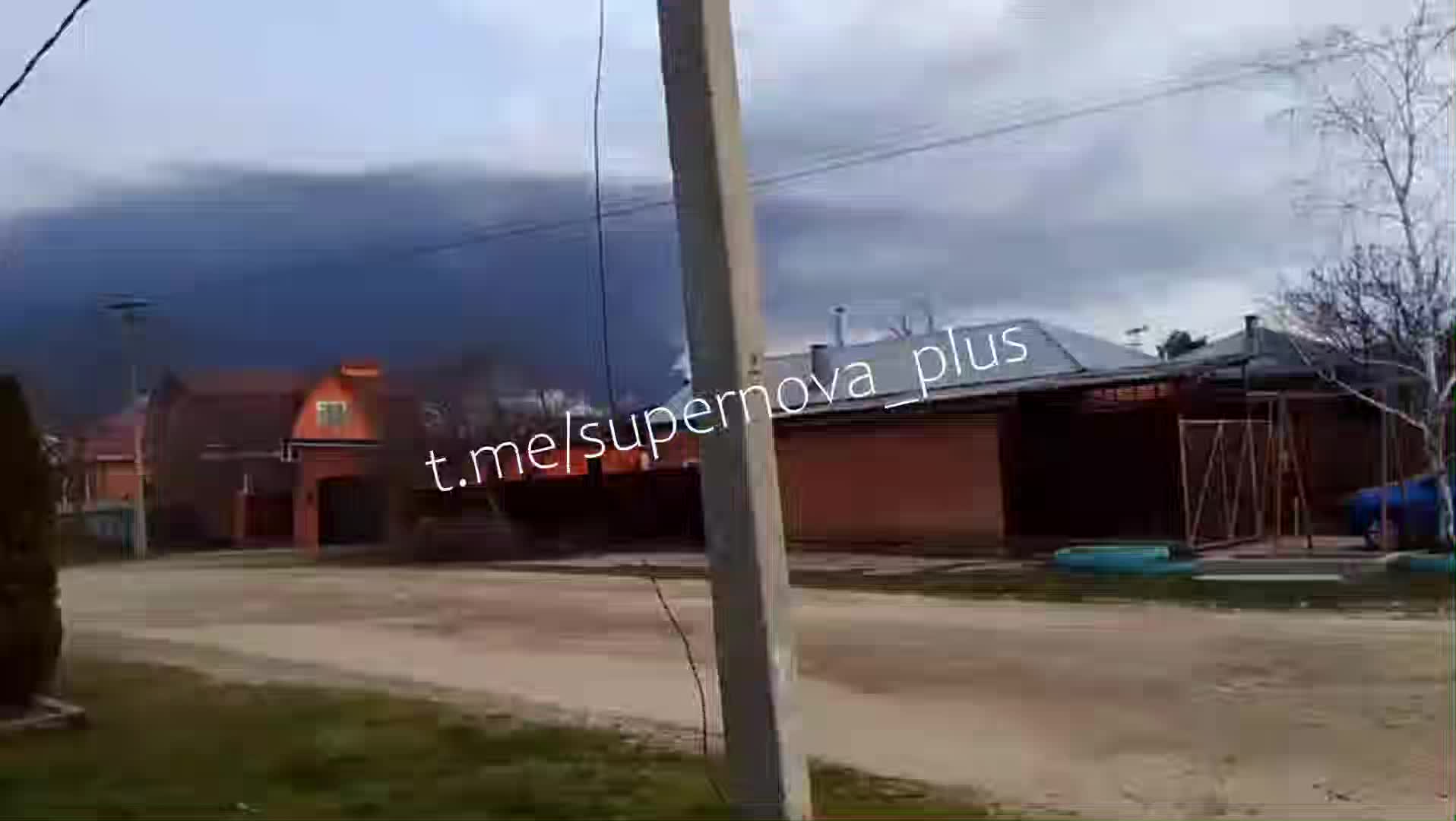 Oil depot is on fire in Labinsk of Krasnodar Krai as result of drone strike