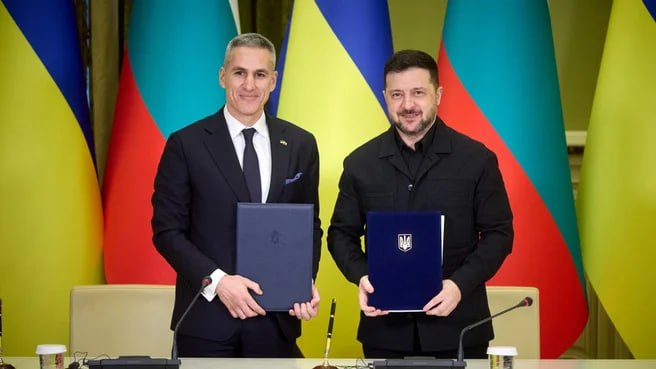 Zelensky and Bulgarian Prime Minister Andrey Gyurov signed an agreement on security cooperation for at least 10 years