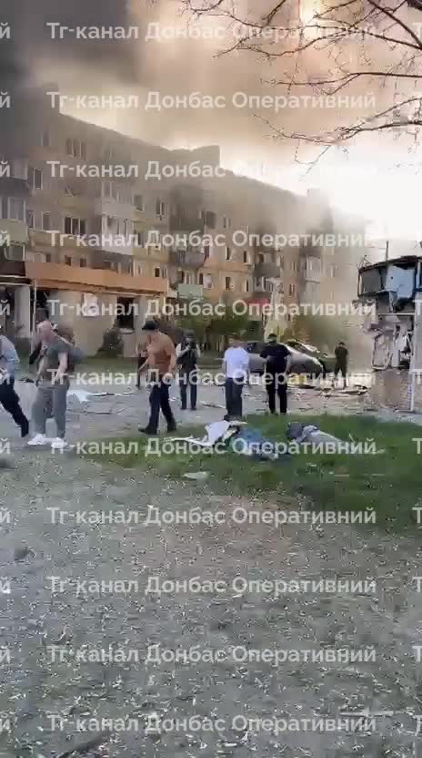 In Kramatorsk gab es Opfer infolge der Bombardierung.
