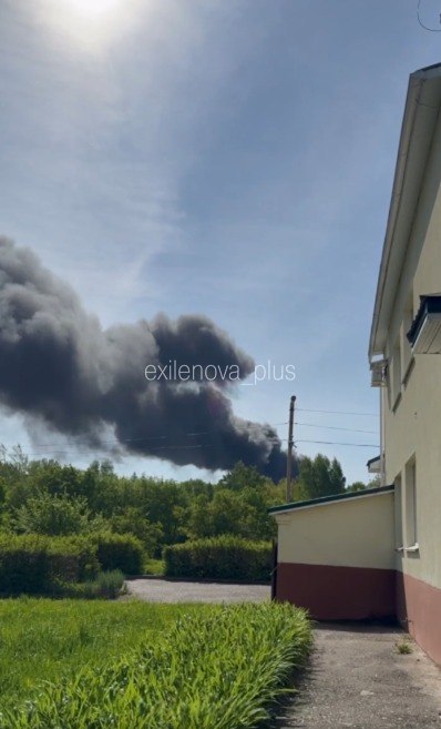 Incendio alla stazione di pompaggio di Nurlino, in Baschiria.