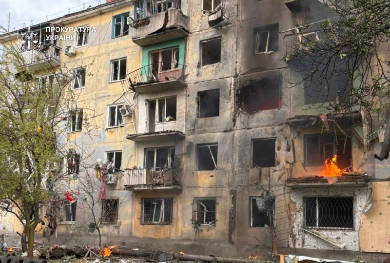 7 osób rannych w wyniku ataku drona na dom mieszkalny w Pawłohradzie