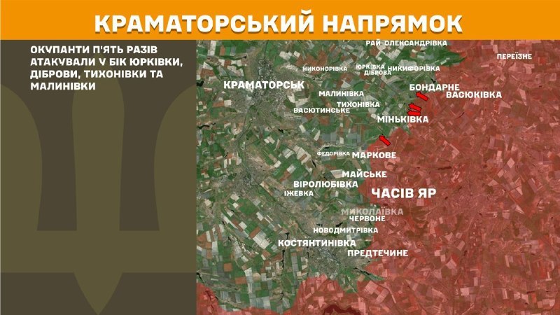 At Kupyansk direction clashes yesterday near Kupyansk, Podoly and Kurylivka, - General Staff of Armed Forces of Ukraine reports