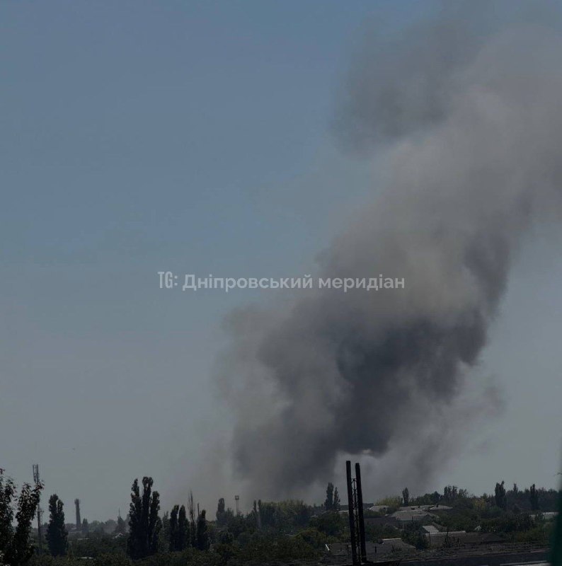 Explosions were reported in Pavlohrad