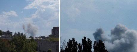 Russian aviation conducted airstrikes in Sloviansk