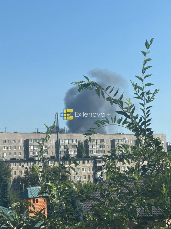 Explosions and fire at the oil refinery in Orsk