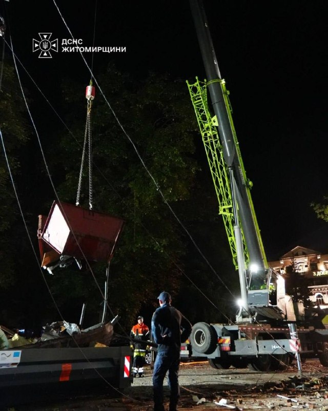 Il bilancio delle vittime dei raid russi a Zhytomyr di ieri è salito a 3 morti e 53 feriti.