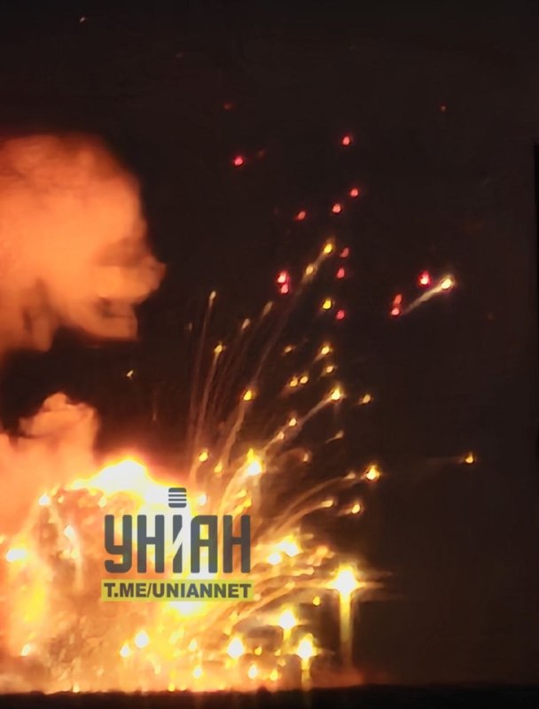 У Бучынскім раёне пасля ўдару беспілотніка адбыўся магутны выбух