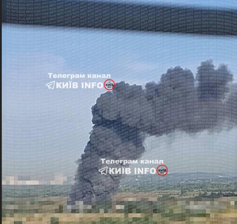 Large fires in Kyiv region after Russian strikes