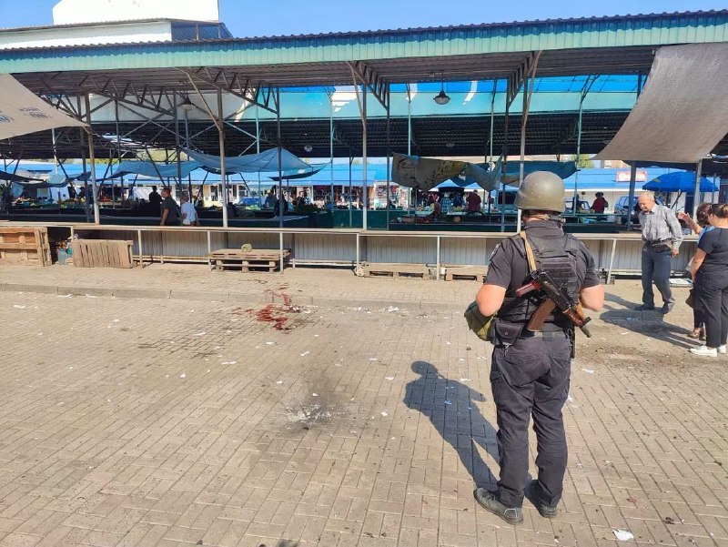3 gewonden door droneaanval op centrale markt in Sloviansk
