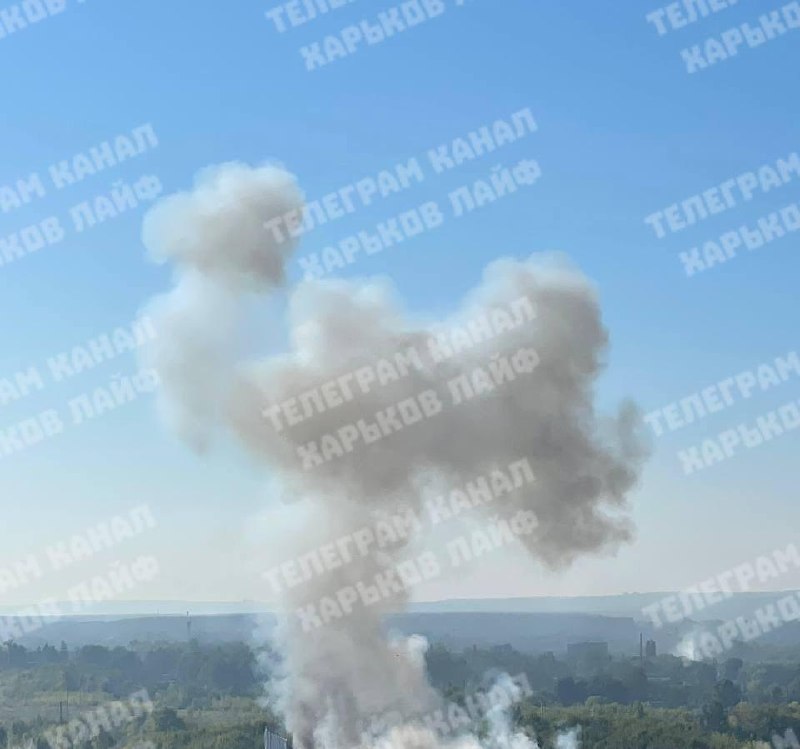 Russian drone hit shopping mall in Slobidskyi district of Kharkiv