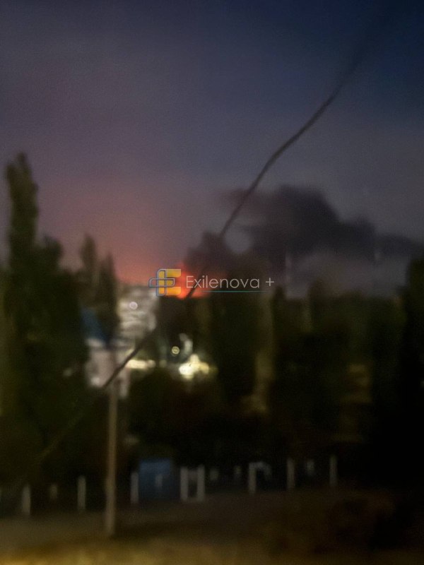Explosions were reported at the occupied part of Luhansk region