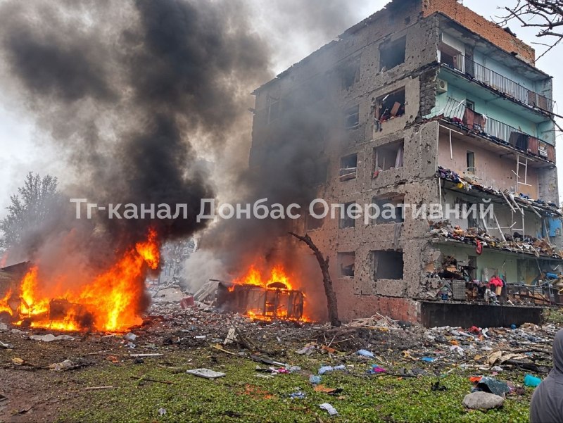 4 people killed and 4 wounded as result of Russian airstrike in Oleksandrivka of Donetsk region this morning