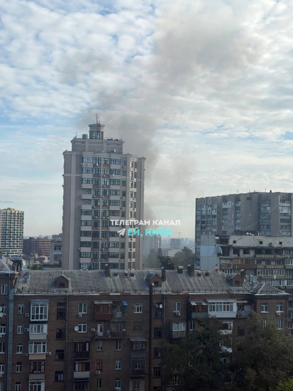 Drone strike at residential house in Lukianivka, Kyiv