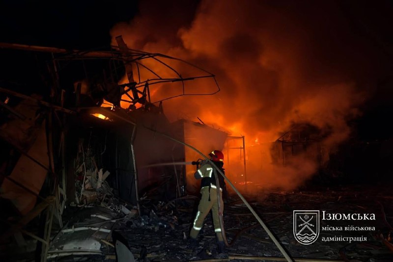 2 people wounded as result of shelling with MLRS in Izium of Kharkiv region